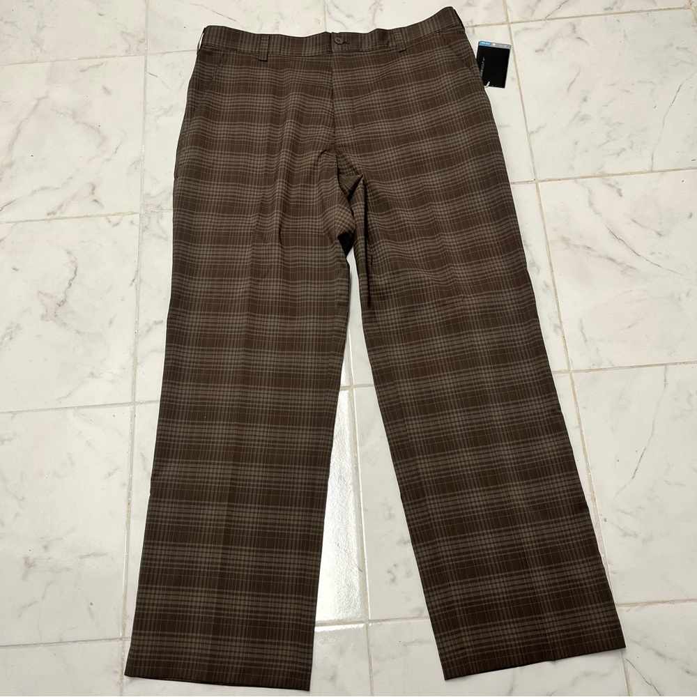 Nike Men's Brown Plaid Pants